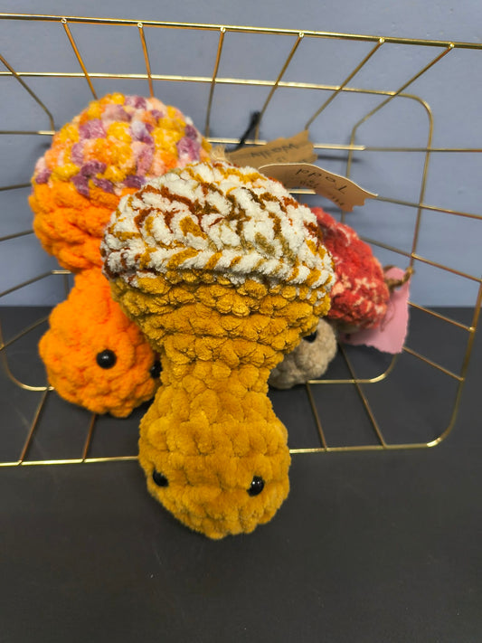 Fidget Crochet Mushrooms Handmade